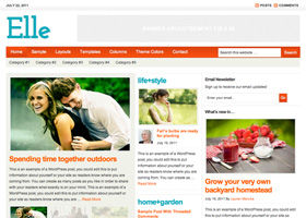 image of the Elle theme for WordPress