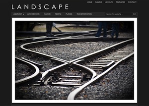 image of the Landscape theme for WordPress