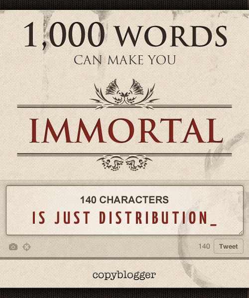 1,000 Words Can Make You Immortal