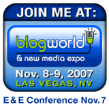 Will You be at BlogWorld in Vegas Next Month?