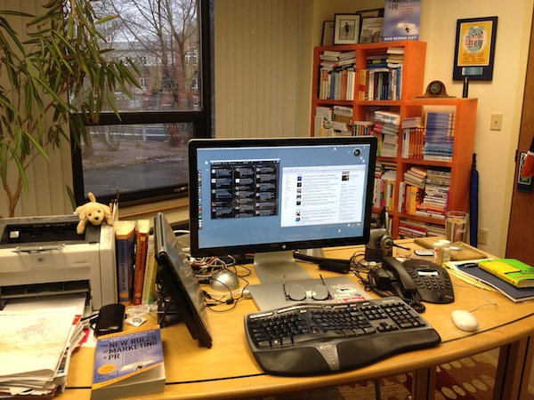 Image of David Meerman Scott's Desk