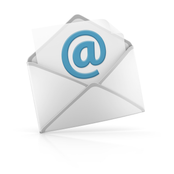 image of email in envelope