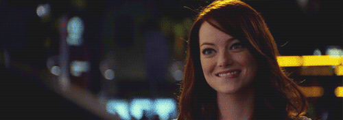 Animated gif of Emma Stone giving thumbs up gesture