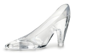 toms glass slippers