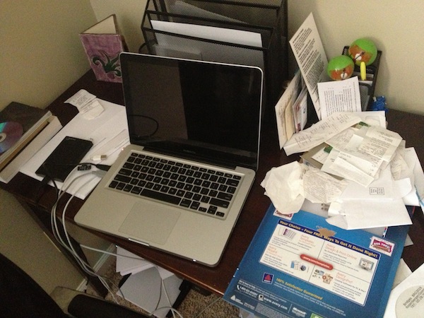 Image of Jeff Goins' Desk