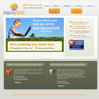 image of landing page