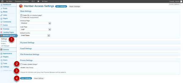 Premise forum integration