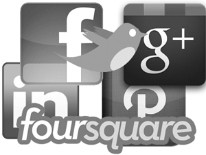 Foursquare black logo - Social media & Logos Icons