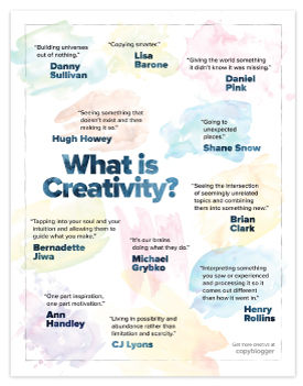 creativity definition in speech