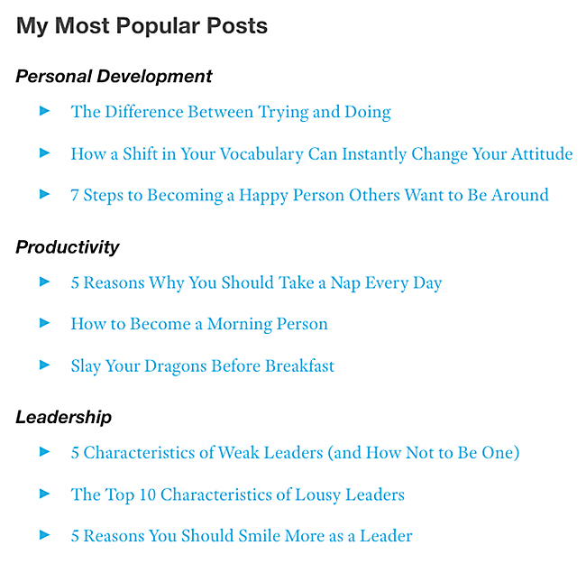 Michael Hyatt start here page