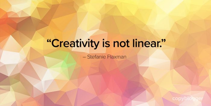 creativity is not linear