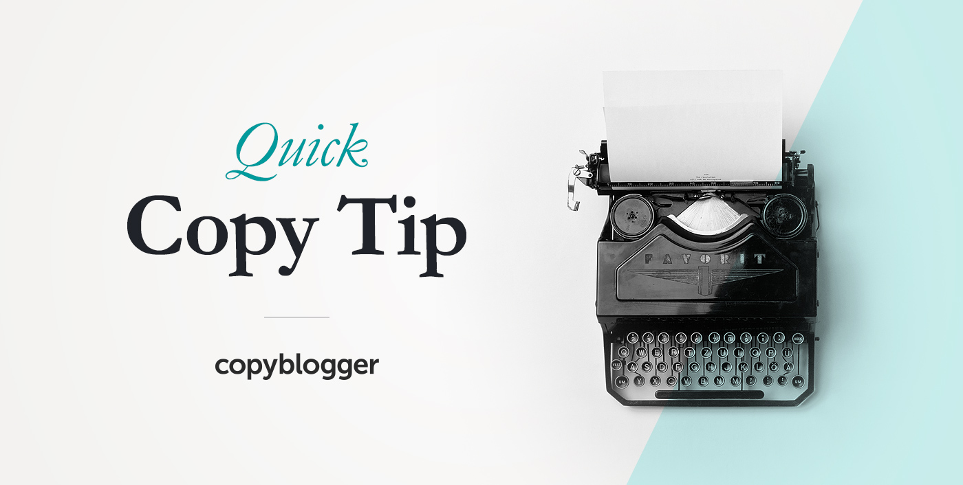 Quick copy tip