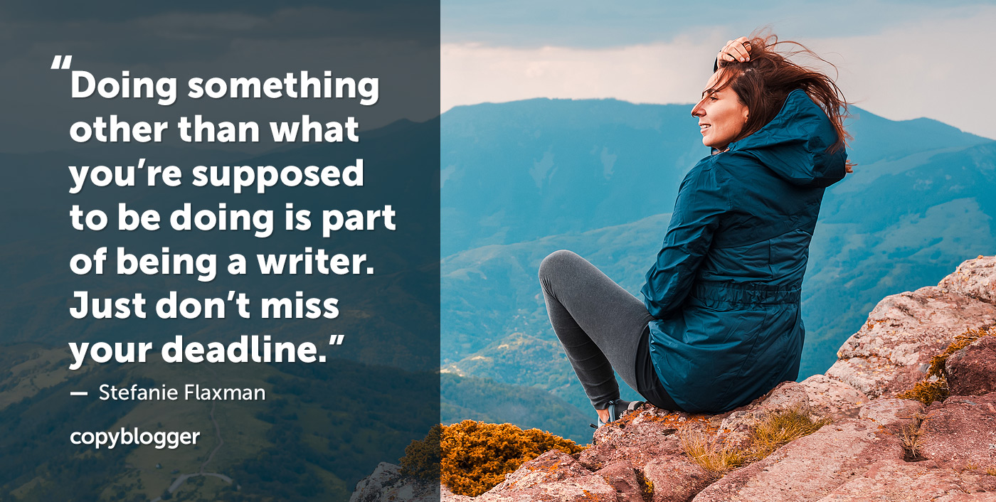 When You Don’t Feel Like Writing, Do You Take a Break or Keep Working?