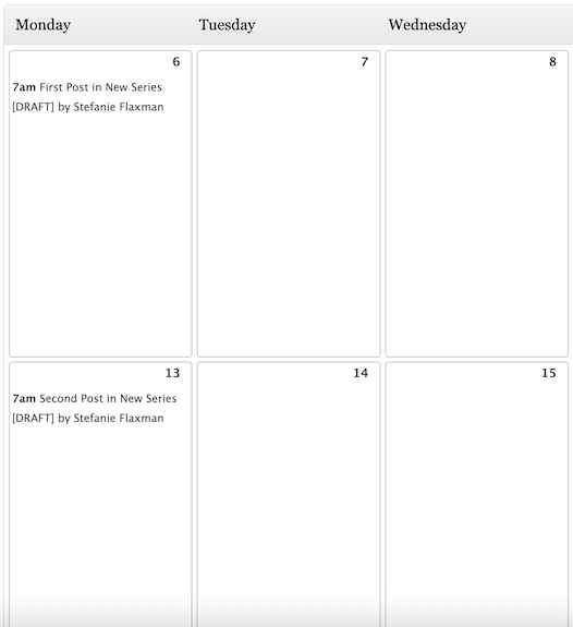 content calendar, editorial calendar plugin wordpress