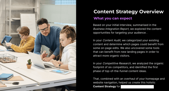 content marketing strategy overview